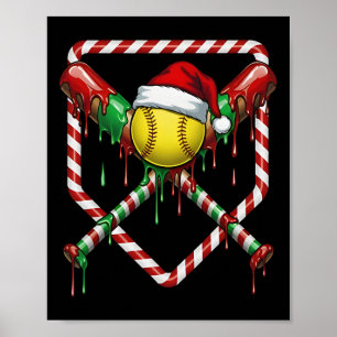 Kerstmis Zachte Santa Hoed Ijs Drip Mannen Vrouwen Poster