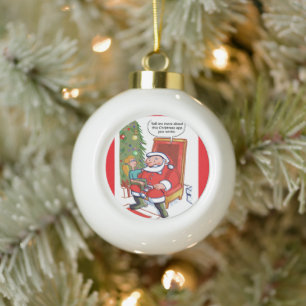Kerstmis Zakelijke Partners keramische bal ornamen Ornament