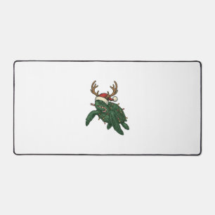 Kerstmis Zeeschildpad Rendier Vintage Gravure De Bureaumat