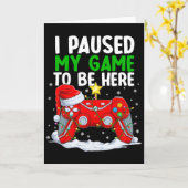 Kerstmis zette ik mijn spel even pauze om hier te kaart (Gele Bloem)