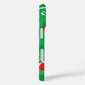 Kerstmis, zingende en dansende kerstman Case-Mate iPhone case (Achterkant / Rechts)