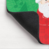 Kerstmis, zingende en dansende kerstman muismat (Hoek)