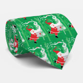 Kerstmis, zingende en dansende kerstman stropdas (Opgerold)