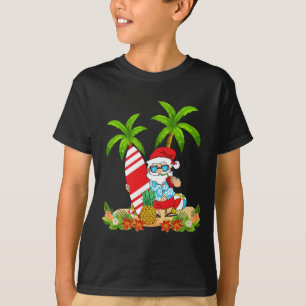 Kerstmis Zomer Surfen Kerstmis In Juli Strandvakan T-shirt