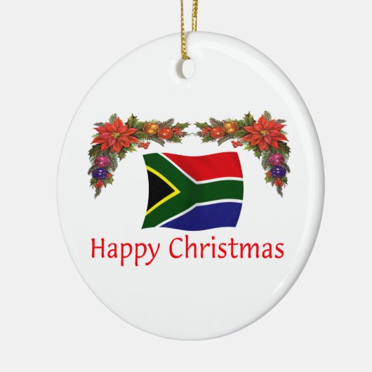 Kerstmis Zuid-Afrika Keramisch Ornament (Links)