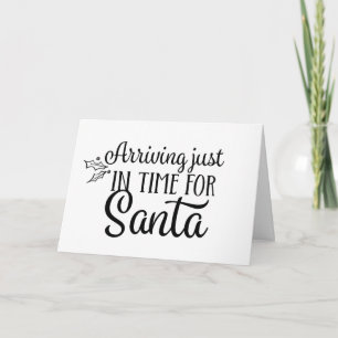 Kerstmis Zwangerschapsaankondiging Baby Verwacht i Kaart