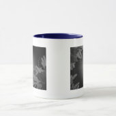 Kerstmis: zwart en grijs I Mok (Midden)