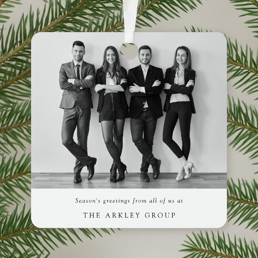 Kerstmis | Zwart-witbedrijf Metalen Ornament