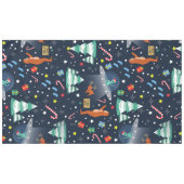 Kerstmisalien ontvoering Bigfoot Yeti Sasquatch Tafelkleed (Voorkant (Horizontaal))