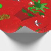 Kerstmiscreepmas Venus Flytrap Cadeaupapier (Hoek)