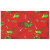 Kerstmiscreepmas Venus Flytrap Tafelkleed (Voorkant (Horizontaal))