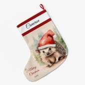 Kerstmisegels kerstkous grote kerstsok (Achterkant (Hangend))