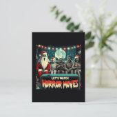 Kerstmisfilms Santa Ghost Briefkaart (Staand voorkant)