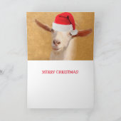 Kerstmisgeit Feestdagen Kaart (Binnen)