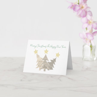 Kerstmiskaart met Vouwblad Motief Kaart