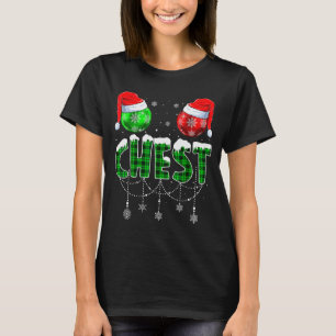 Kerstmismatchende familie Grappige kastanjes Kerst T-shirt