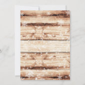 Kerstmismetselaar pot uitnodiging voor het feest (Achterkant)