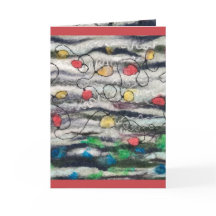 Kerstmisnorm, 5"x 7"Gevouwen Wenskaart