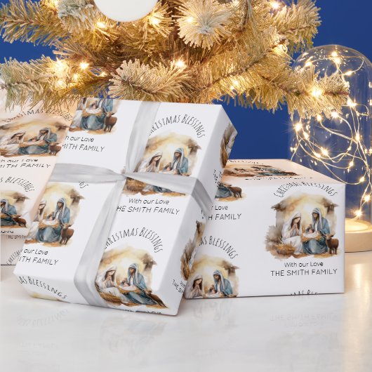 Kerstmispapier - Heilige Familie Cadeaupapier (Feestdagen)