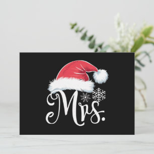 Kerstmispyjama voor koppels mevrouw Claus Sinterkl Feestdagenkaart