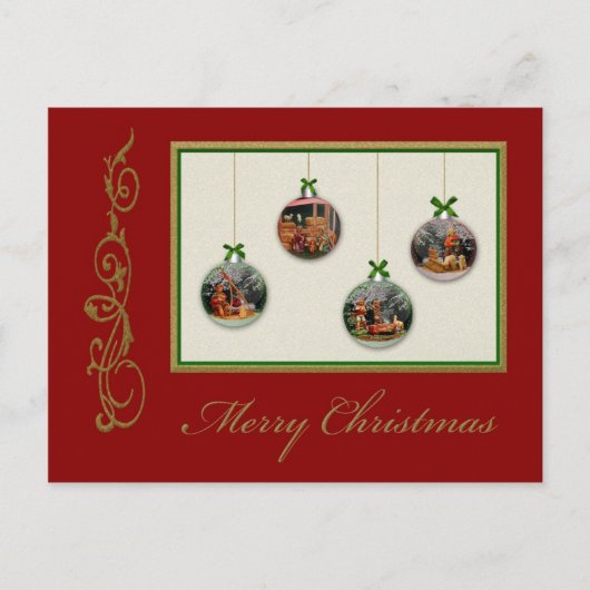 Kerstmisscène  Briefkaart (Voorkant)