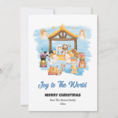 Kerstmisscène Kaarten Non-Photo Holiday (Voorkant)