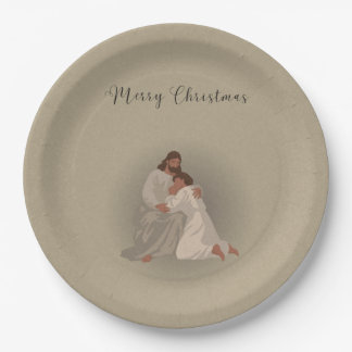 Kerstmisse kerstservetten papieren bordje