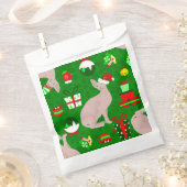 Kerstmissfynx Kat Santa Sfinx Bedankzakje (Geknipt)