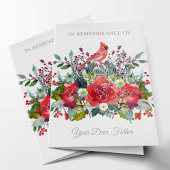 Kerstmissympathie Beste Vader Herinnering Feestdagen Kaart