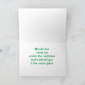 KERSTMISTELGrapjes VOOR KERSTMIS KAART (Binnen)