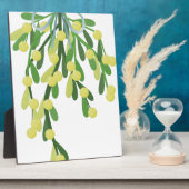 kerstmistletoe fotoplaat (Zijkant)