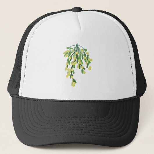 kerstmistletoe trucker pet (Voorkant)