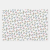 kerstmix - kerstverlichting inpakpapier vel (Voorkant 2)