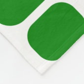 Kerstmoderne rechthoeken fleece deken (Hoek)