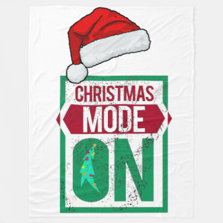 kerstmodus aan in uw fleece deken
