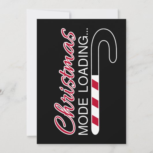 kerstmodus - X Mas Candy Cane Load Bar Kaart (Voorkant)