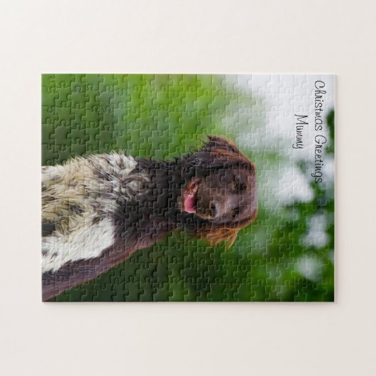 Kerstmoeder. Legpuzzel (Horizontaal)