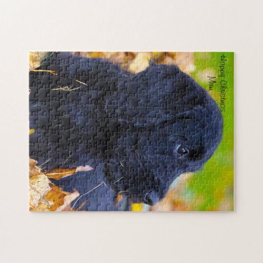 Kerstmoeder. Legpuzzel (Horizontaal)