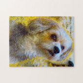 Kerstmoeder. Legpuzzel (Horizontaal)