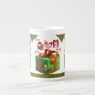 kerstMok, Elf Porselein Kop
