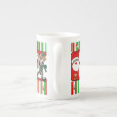 kerstMok, Elf Porselein Kop (Achterkant)