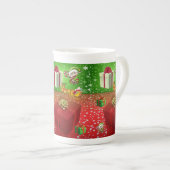 kerstMok, Elf Porselein Kop (Voorkant rechts)