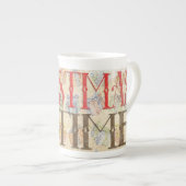 kerstMok, Kitten Porselein Kop (Voorkant rechts)