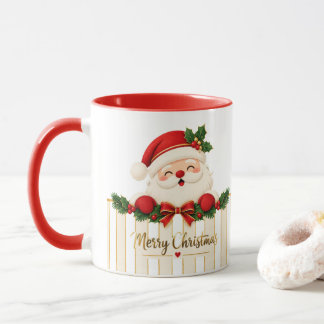 Kerstmok met charmante Kerstman Mok