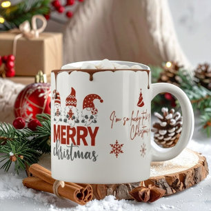 Kerstmok met leuke kabouter extra grote beker