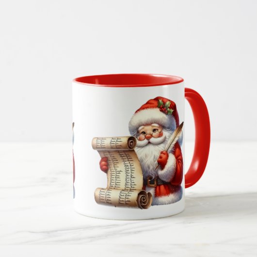kerstmok mok (Voorkant rechts)