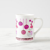 kerstMok Snowman Porselein Kop (Rechts)