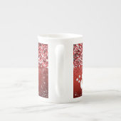 kerstMok Snowman Porselein Kop (Achterkant)