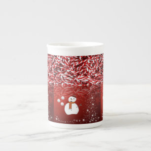 kerstMok Snowman Porselein Kop
