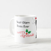 kerstMok voor damesboss Koffiemok (Voorkant links)